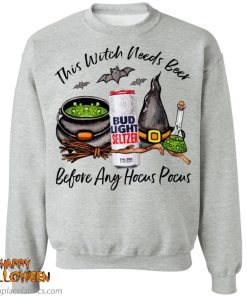 Bud Light Seltzer Strawberry Can This Witch Needs Beer Before Any Hocus Pocus Shirt