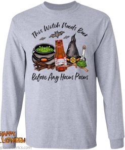 budweiser bottle this witch needs beer before any hocus pocus shirt 6 RZdrL