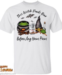 budweiser zero can this witch needs beer before any hocus pocus t shirt TQnu5