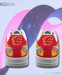calgary flames air shoes custom naf sneakers 81 W74t7