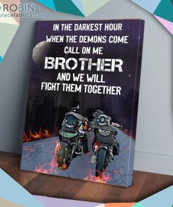 Call On Me Brother Rider Fight Them Together Matte Wall Art (Canvas And Poster) Call On Me Brother Rider Fight Them Together Matte Wall Art (Canvas And Poster)