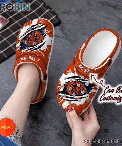 Chicago Bears Crocs – Personalized C.Bears Football Ripped Claw Clog Shoes