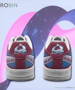 colorado avalanche air shoes custom naf sneakers 72 RySZ8