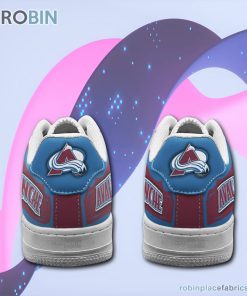 colorado avalanche air sneakers custom naf shoes 71 6VDZT