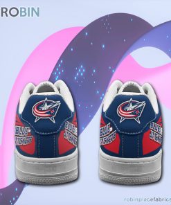 columbus blue jackets air shoes custom naf sneakers 70 6ECoL