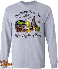 corona bottle this witch needs beer before any hocus pocus t shirt 6 KT4YS
