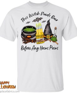 corona light bottle this witch needs beer before any hocus pocus t shirt ZEM4r