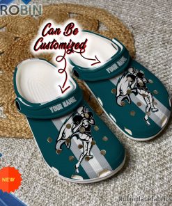 Custom Crocs – Philadelphia Eagles Football Player Clog Shoes