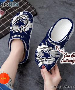 Dallas Cowboys Crocs – Personalized D.Cowboys Football Ripped Claw Clog Shoes