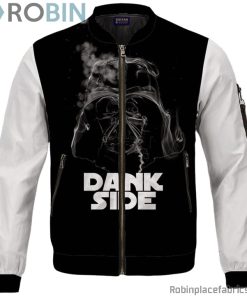 Darth Vader Smoke Dank Side Spoof Parody Bomber Jacket