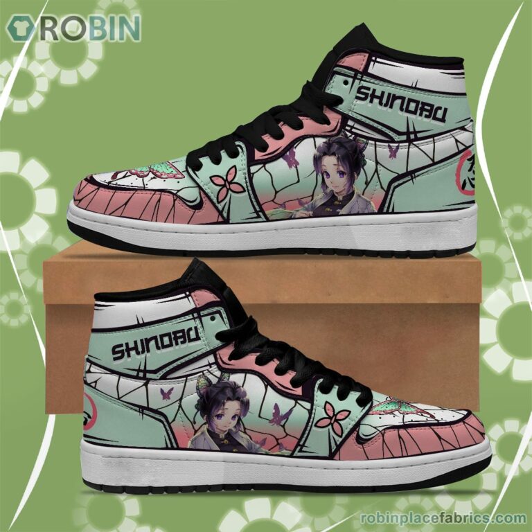 Demon Slayer JD Sneakers Kochou Shinobu Custom Anime Shoes