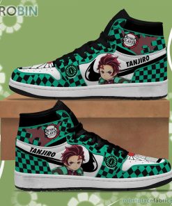 Demon Slayer JD Sneakers Tanjiro Custom Anime Shoes Demon Slayer JD Sneakers Tanjiro Custom Anime Shoes