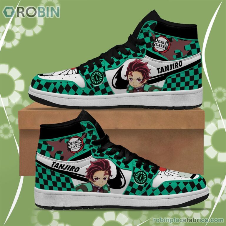 Demon Slayer JD Sneakers Tanjiro Custom Anime Shoes