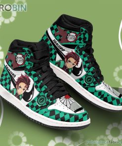 Demon Slayer JD Sneakers Tanjiro Custom Anime Shoes Demon Slayer JD Sneakers Tanjiro Custom Anime Shoes