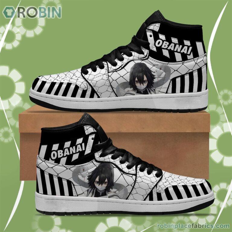 Demon Slayers Obanai Iguro Serpent Hashira JD Sneakers Custom Anime Shoes