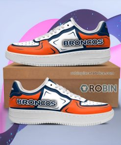 Denver Broncos Air Sneakers Custom NAF Shoes Denver Broncos Air Sneakers Custom NAF Shoes