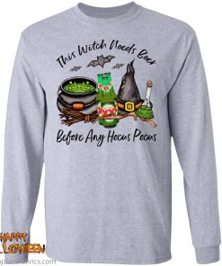 dos equis lager bottle this witch needs beer before any hocus pocus halloween t shirt 6 GKGOn