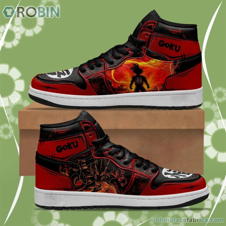 Dragon Ball Son Goku Shenron Dragon JD Sneakers Custom Anime Shoes