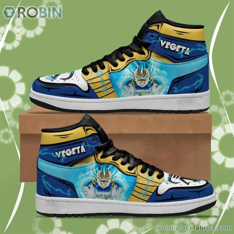 Dragon Ball Vegeta Blue JD Sneakers Custom Anime Shoes
