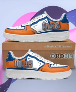 Edmonton Oilers Air Sneakers Custom NAF Shoes