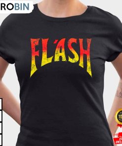 flash gordon red yellow logo the flash ladies t shirt uy0own