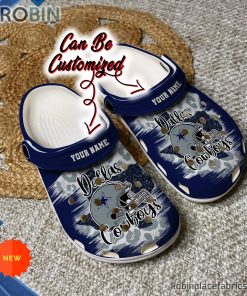 Football Crocs – Personalized Dallas Cowboys Helmets Cheetah Leopard Clog Shoes Football Crocs – Personalized Dallas Cowboys Helmets Cheetah Leopard Clog Shoes