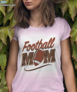 football mom leopard bleached t shirt football mom life bleached shirt 1 wOw62