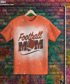 Football Mom Leopard Bleached T-Shirt – Football Mom Life Bleached Shirt Football Mom Leopard Bleached T-Shirt – Football Mom Life Bleached Shirt