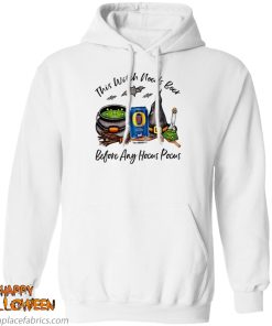 foster s classic this witch needs beer before any hocus pocus halloween t shirt 9 lW5rR