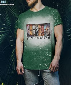 Friends Horror Movie Characters Bleached T-shirt – Halloween Friends Bleached Shirt Friends Horror Movie Characters Bleached T-shirt – Halloween Friends Bleached Shirt