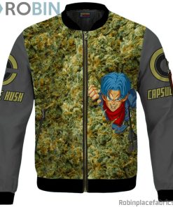 Future Trunks Stuck In A Pool Of Marijuana Kush 420 Bomber Jacket