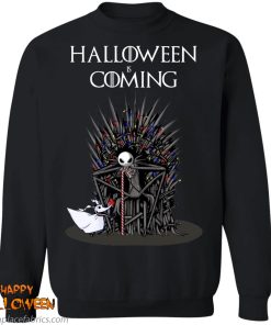 Game Of Thrones Jack Skellington Halloween Is Coming Shirt
