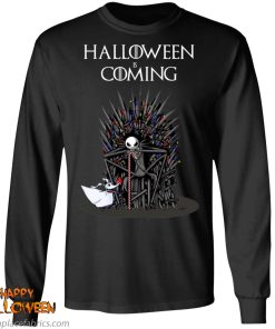 game of thrones jack skellington halloween is coming t shirt 6 kFKqt