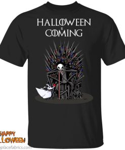 game of thrones jack skellington halloween is coming t shirt afKGg