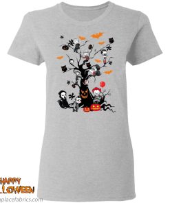 gather around the living halloween tree horror killers t shirt 4 XXaeT