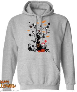 gather around the living halloween tree horror killers t shirt 8 obssc
