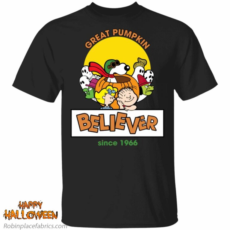 Great Pumpkin Believer Happy Halloween Snoopy Shirt
