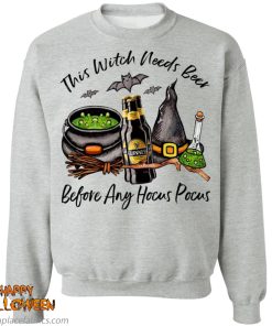 Guinness Bottle This Witch Needs Beer Before Any Hocus Pocus Shirt