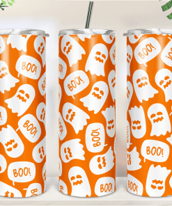 Halloween Boo Ghost Skinny Tumbler RBPL12