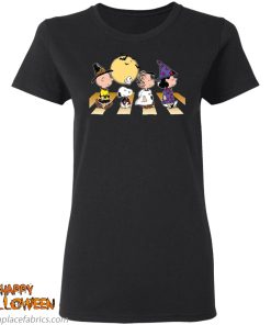 halloween charlie snoopy linus lucy abbey road walk t shirt 4 xL1Rg