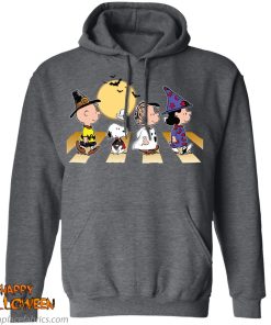 halloween charlie snoopy linus lucy abbey road walk t shirt 9 XDZr4