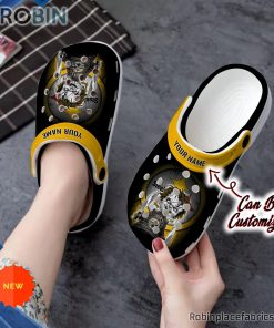 Halloween Crocs – Personalized Pittsburgh Steelers Curse Of Chucky Clog Shoes