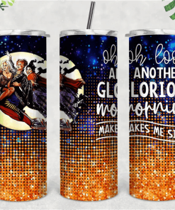 Halloween Glitter Tumbler 2 File Skinny Tumbler Design Hocus Pocus Sanderson Sisters