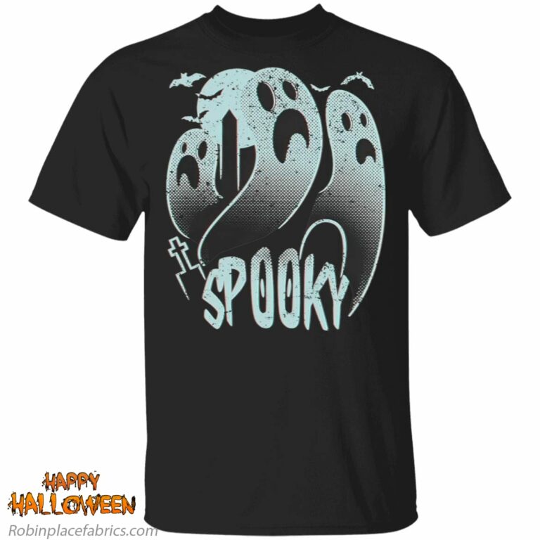 Halloween Gravestone Ghost Spooky Shirt