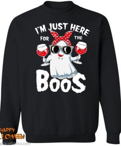 Halloween I’m Just Here For The Boos Drinking Beer Shirt Halloween I’m Just Here For The Boos Drinking Beer Shirt