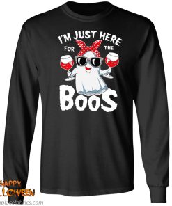 halloween im just here for the boos drinking beer t shirt 6 MF9ou