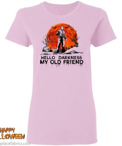 halloween leatherface hello darkness my old friend t shirt 4 Z6zOx
