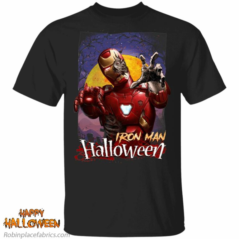 Halloween Marvel Horror Zombie Iron Man Shirt