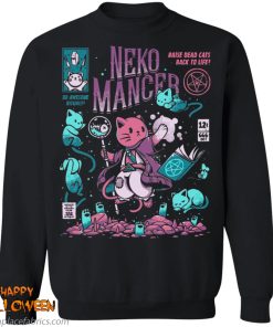 halloween neko mancer cat necromancer t shirt 10 Hmk8H