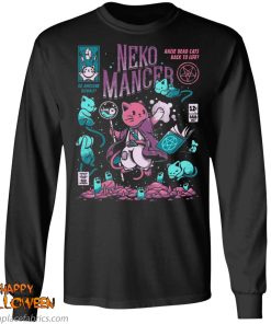 halloween neko mancer cat necromancer t shirt 6 T3EHh